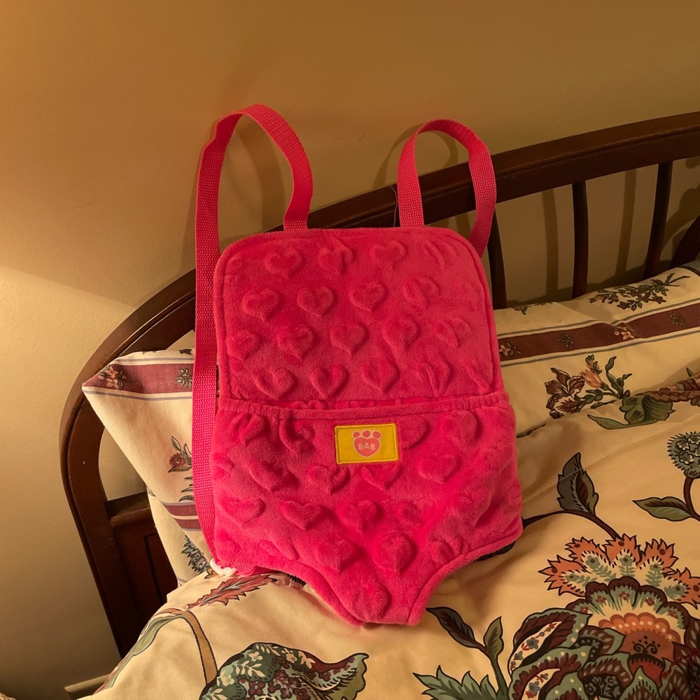 build a bear pink bear carrier